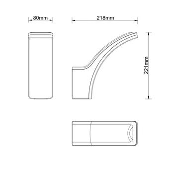 Kinkiet zewnętrzny New Lakko IP44 szary LED Inspire