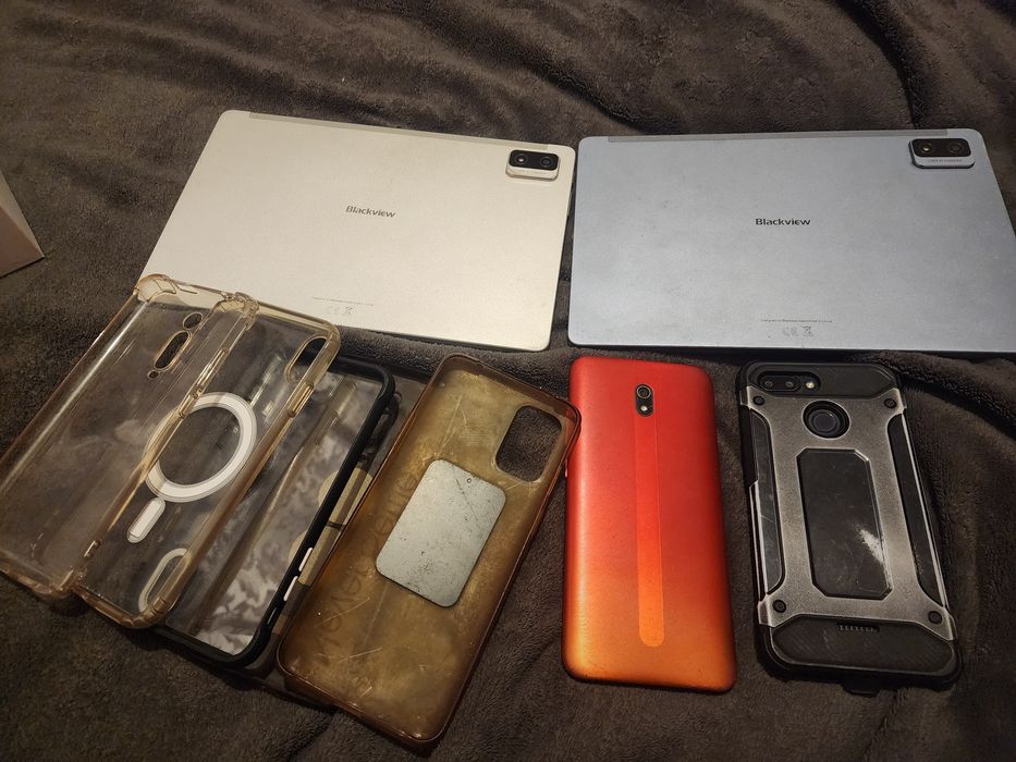 2 bleckview tab 12,Redmi 6,Redmi 8a и чехлы лот