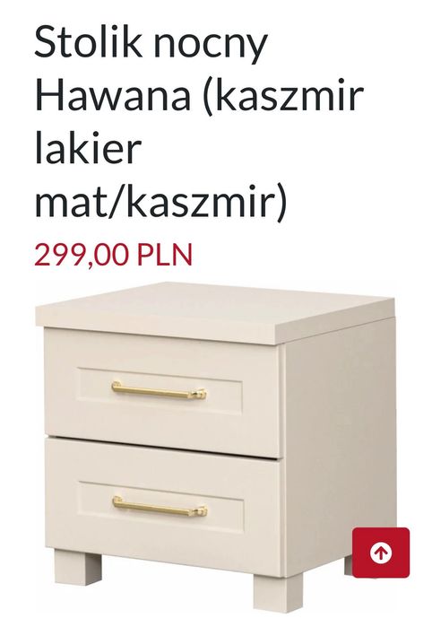 Stolik nocny kaszmir