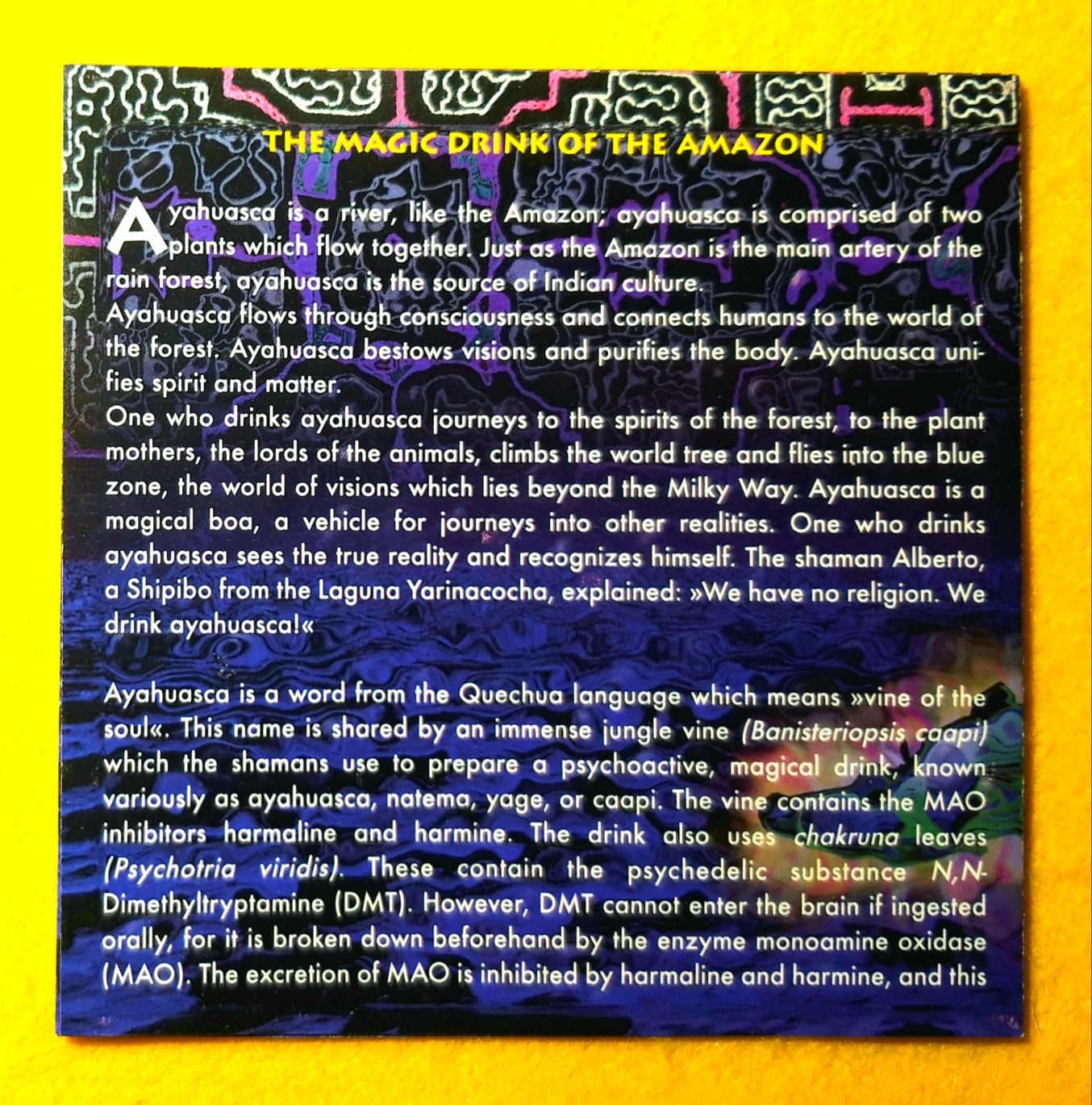 Bodh Gaya – Ayahuasca (The Trip To The Fountain Of Culture) CD, 1998