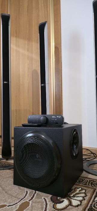 Logitech z906 + colunas home cinema