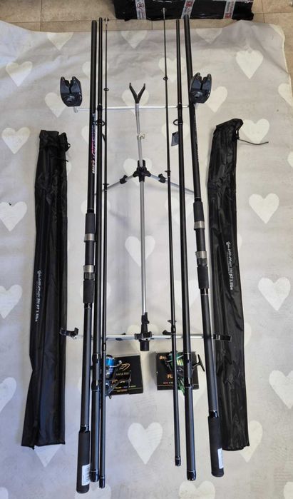 2 budżetowe zestawy karpiowe 390 cm za 350 zl