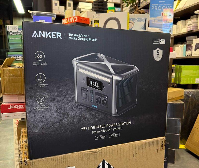 Зарядна станція ANKER 757 PowerHouse, нові, оф гарантія 2 роки!