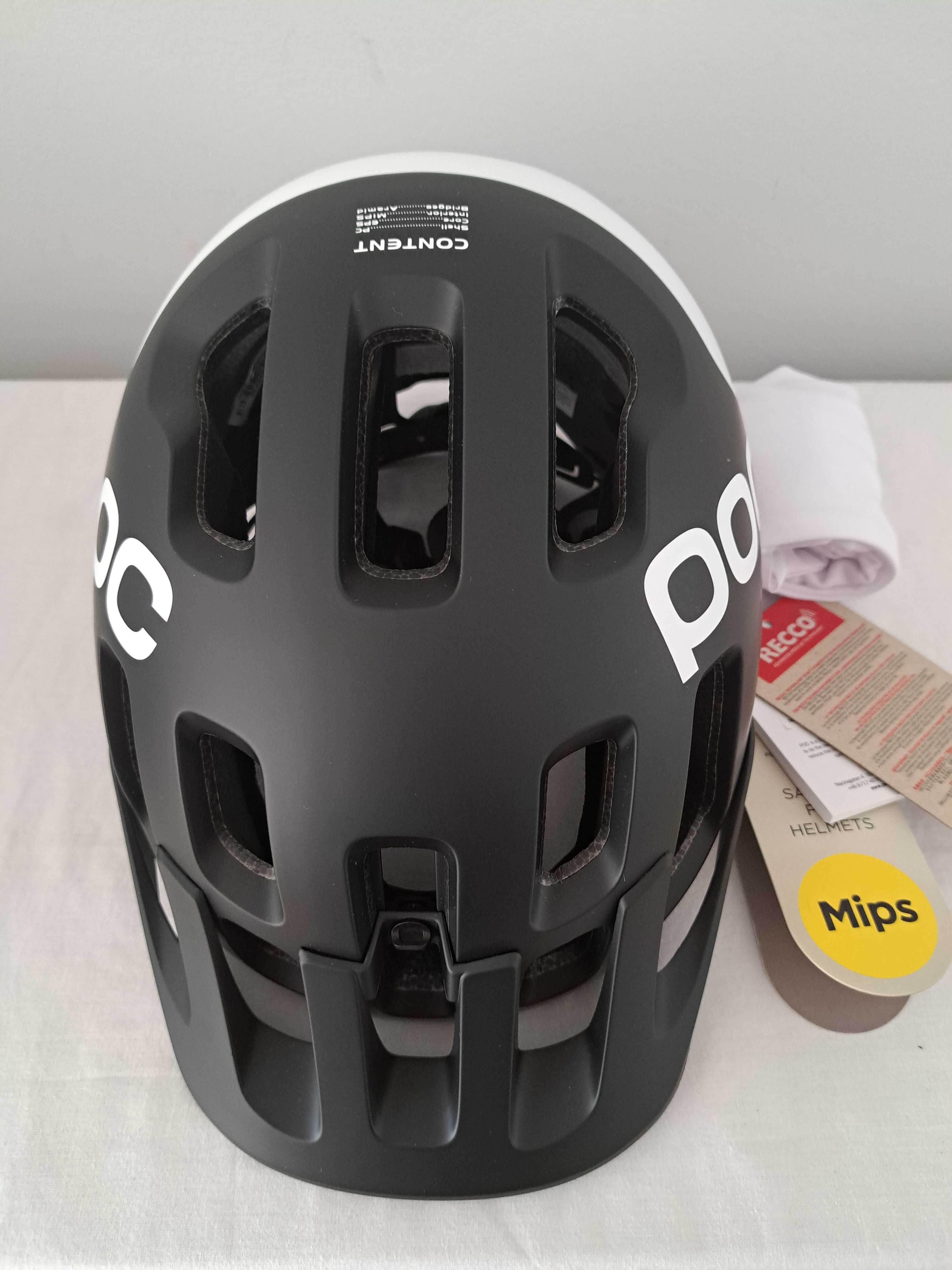 Kask rowerowy Poc Tectal Race Mips Uranium Black White XS/S 51-54cm