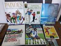 Livros sobre Futebol e Golfe coleção Os Magníficos 12 volumes