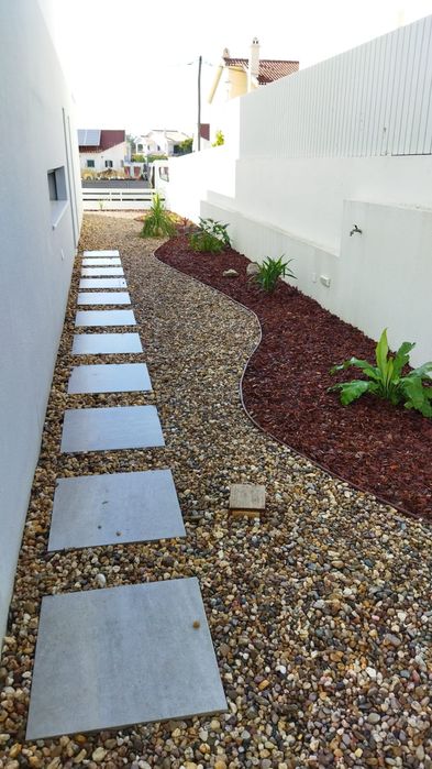 Seixo de Rio, pedra jardim rolada