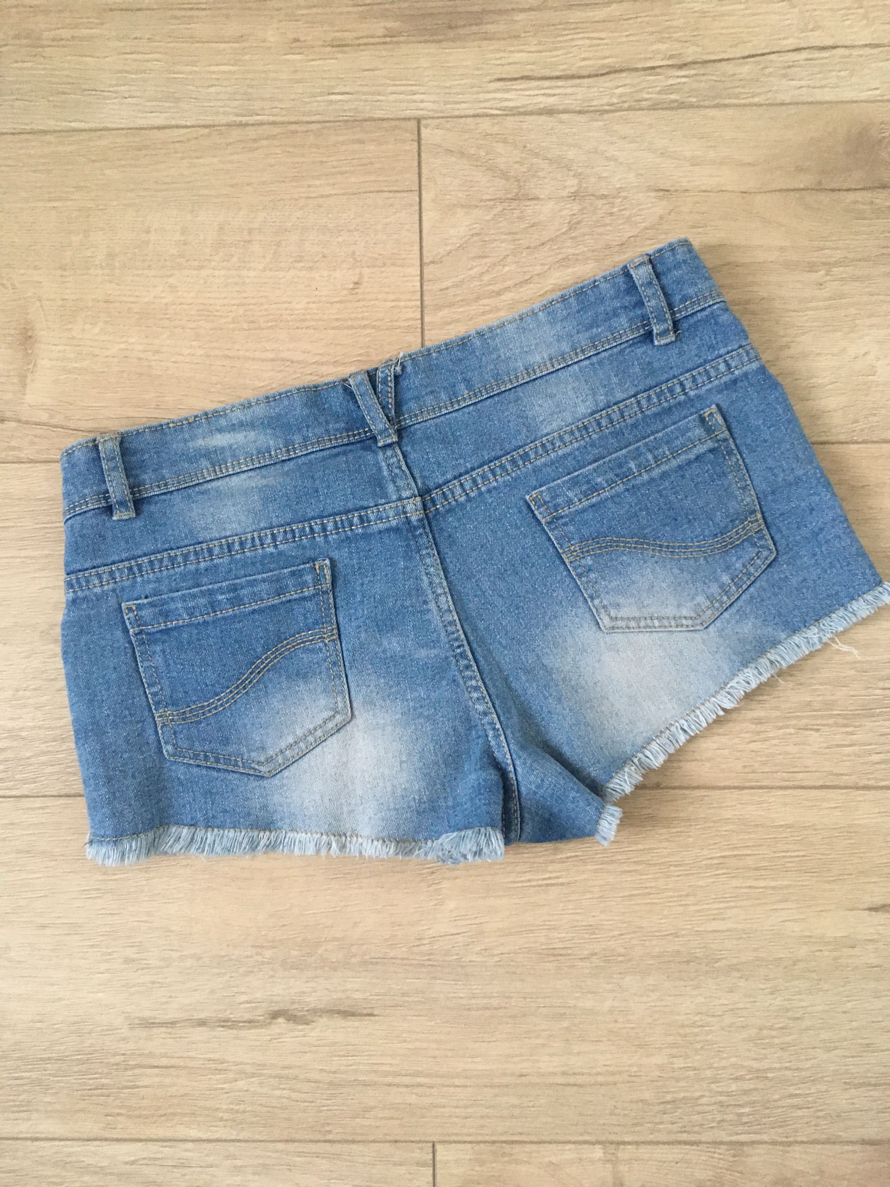 Jasnoniebieskie spodenki szorty jeansowe Denim&Co S/36