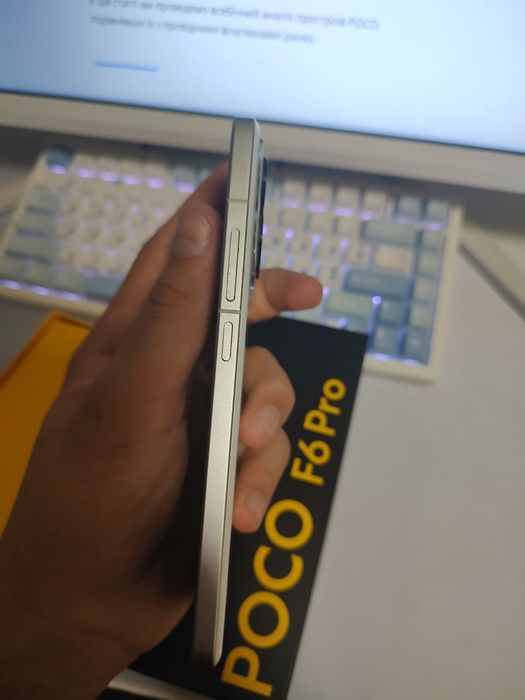 Poco F6 Pro 256/GB білий ідеал