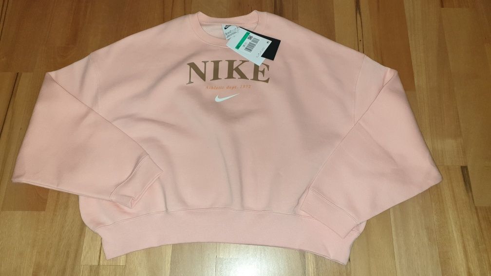 Nike Sportswear bluza sportowa, łososiowy kolor,  r. S, nowa z metką