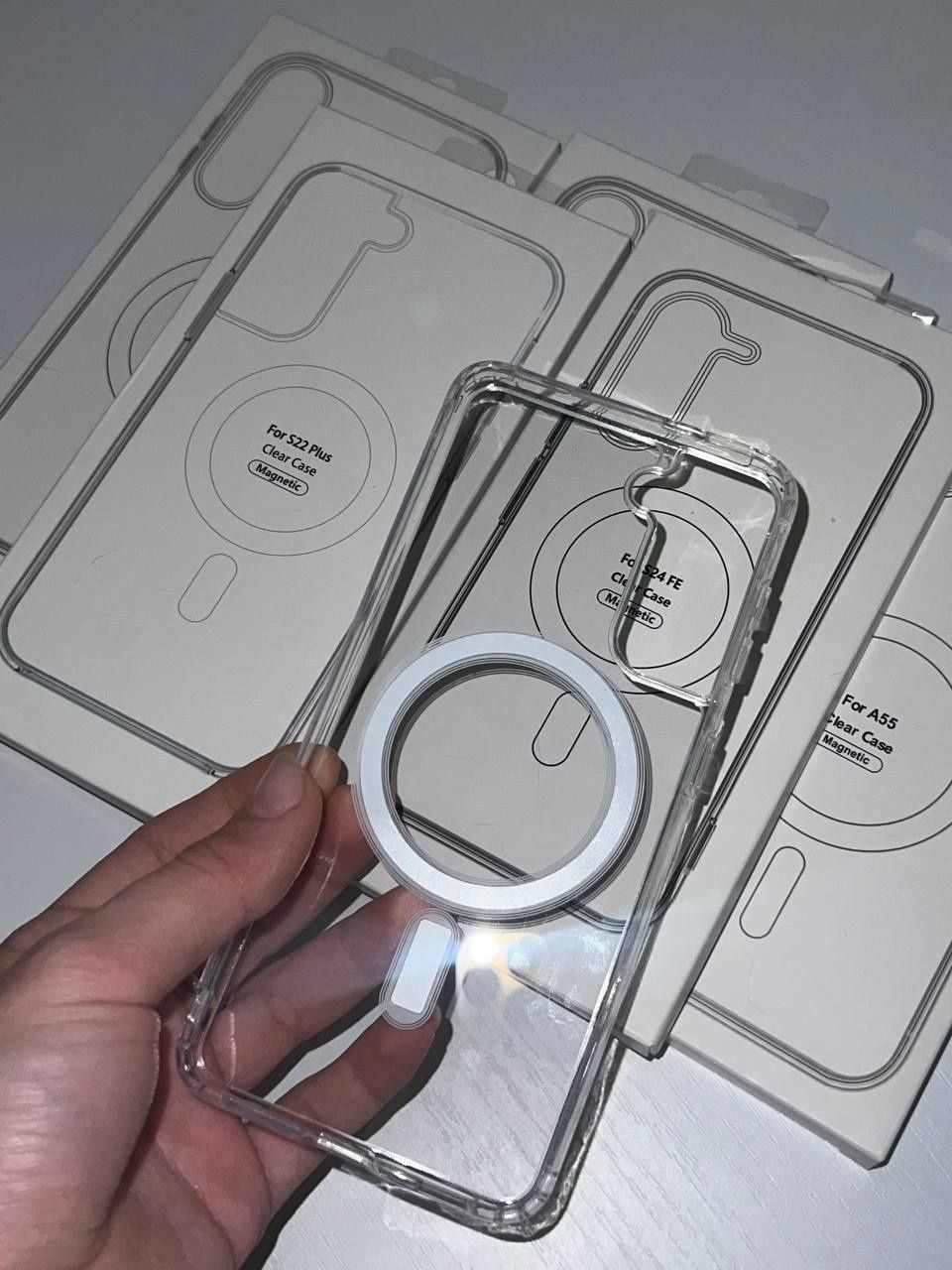 Чехол magsafe противоударный Samsung S21 -S25