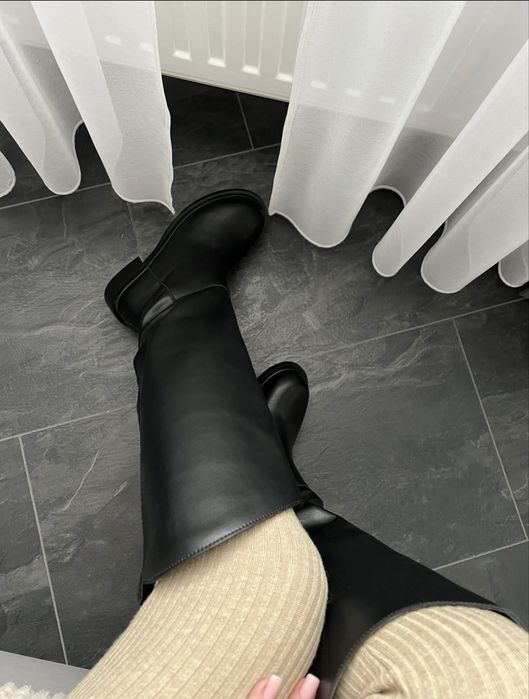 Сапоги жокейские кожа