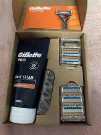 Gillette fusion 5 10ostrzy plus krem okazja nowe