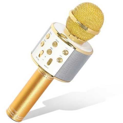 Караоке Мікрофон W-858 блютуз Бездротовий мікрофон Bluetooth Микрофон