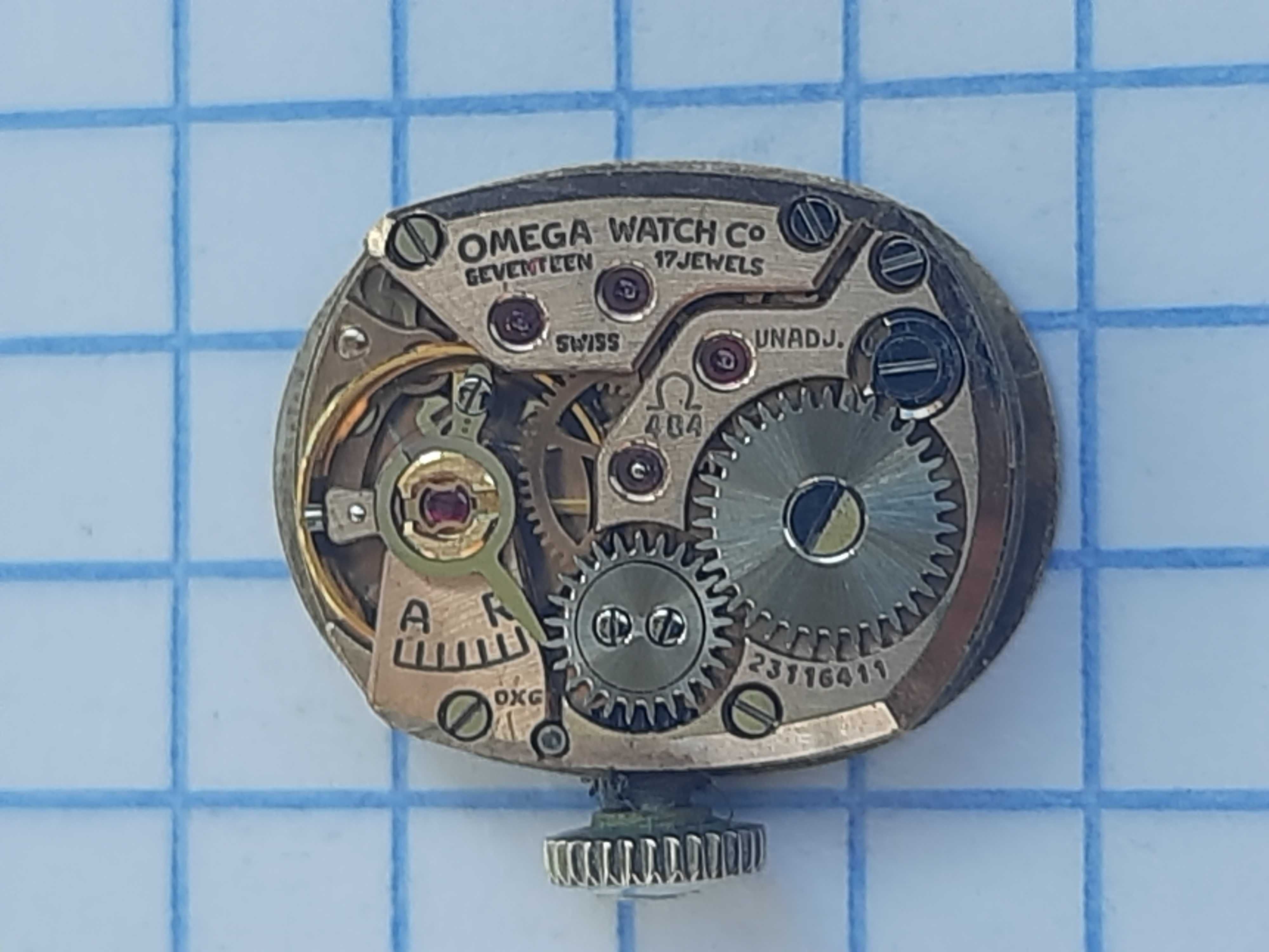 Продам механизм часовой Omega с оригинальной заводной головкой