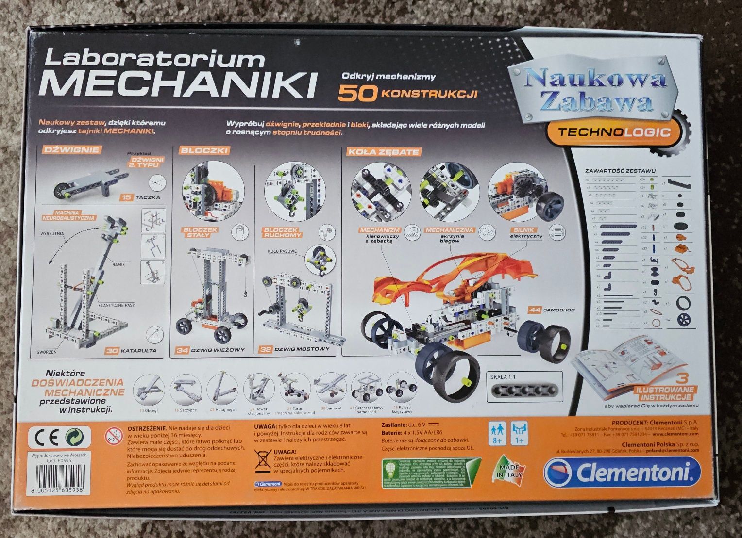 Dwa zestawy Clementoni - RoboMaker i Laboratorium mechaniki