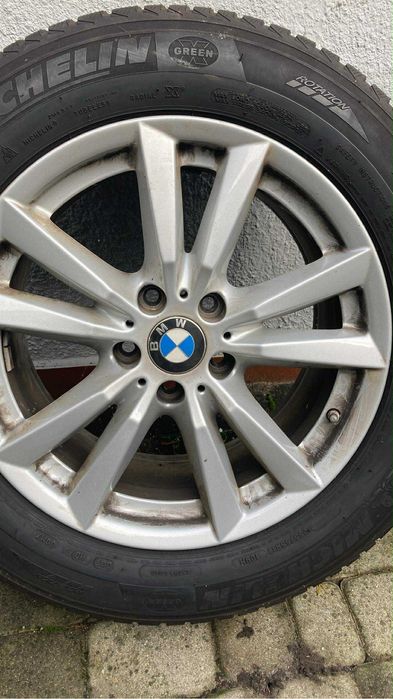 Felgi BMW 18” z oponami Michelin 255/55 R18 – oryginał, komplet