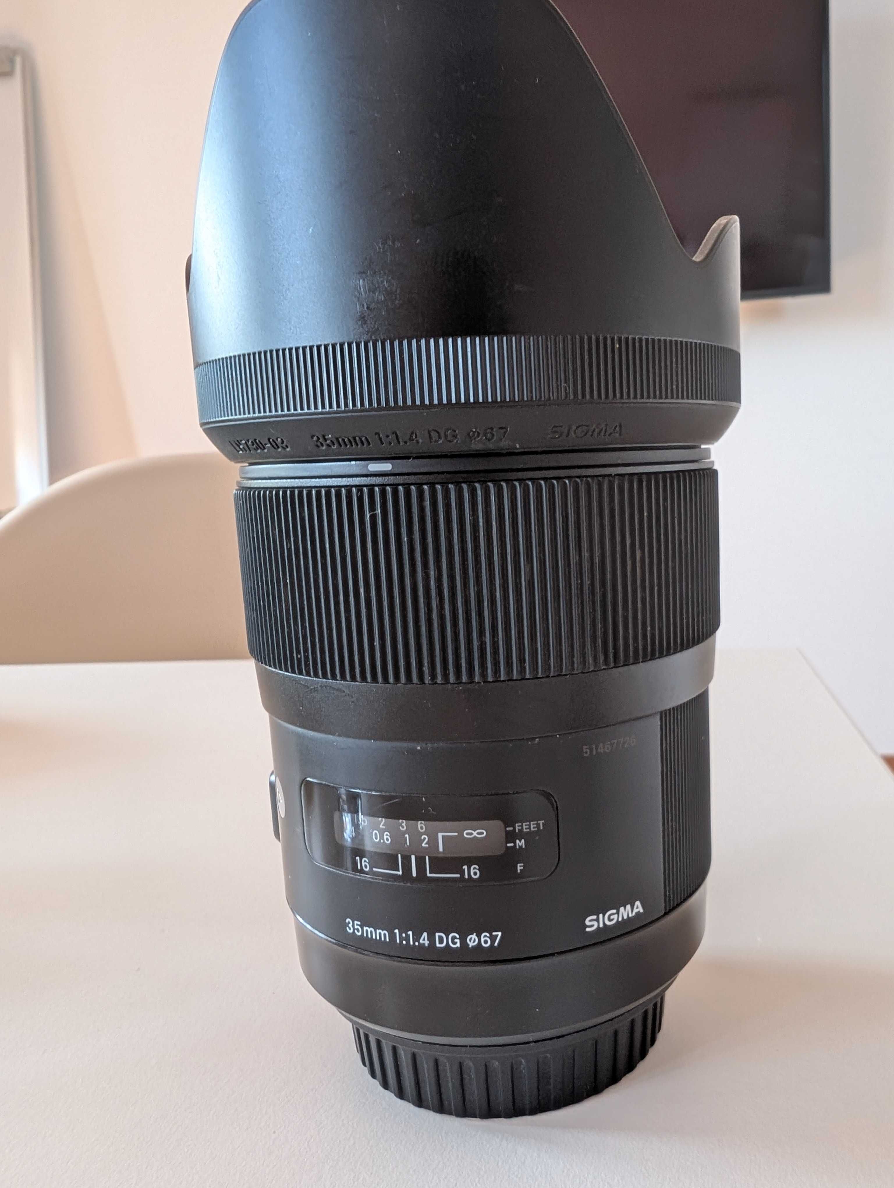 Lente Sigma 35mm f/1.4 DG HSM Art EF-Mount | Excelente Estado