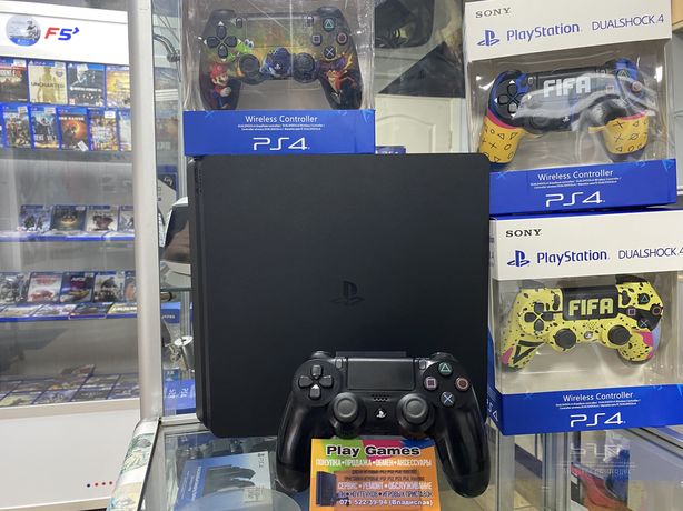 PlayStation 4 slim 1тб+диск  Магазин PlayGames