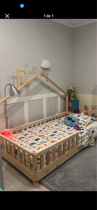 Cama montessori como nova