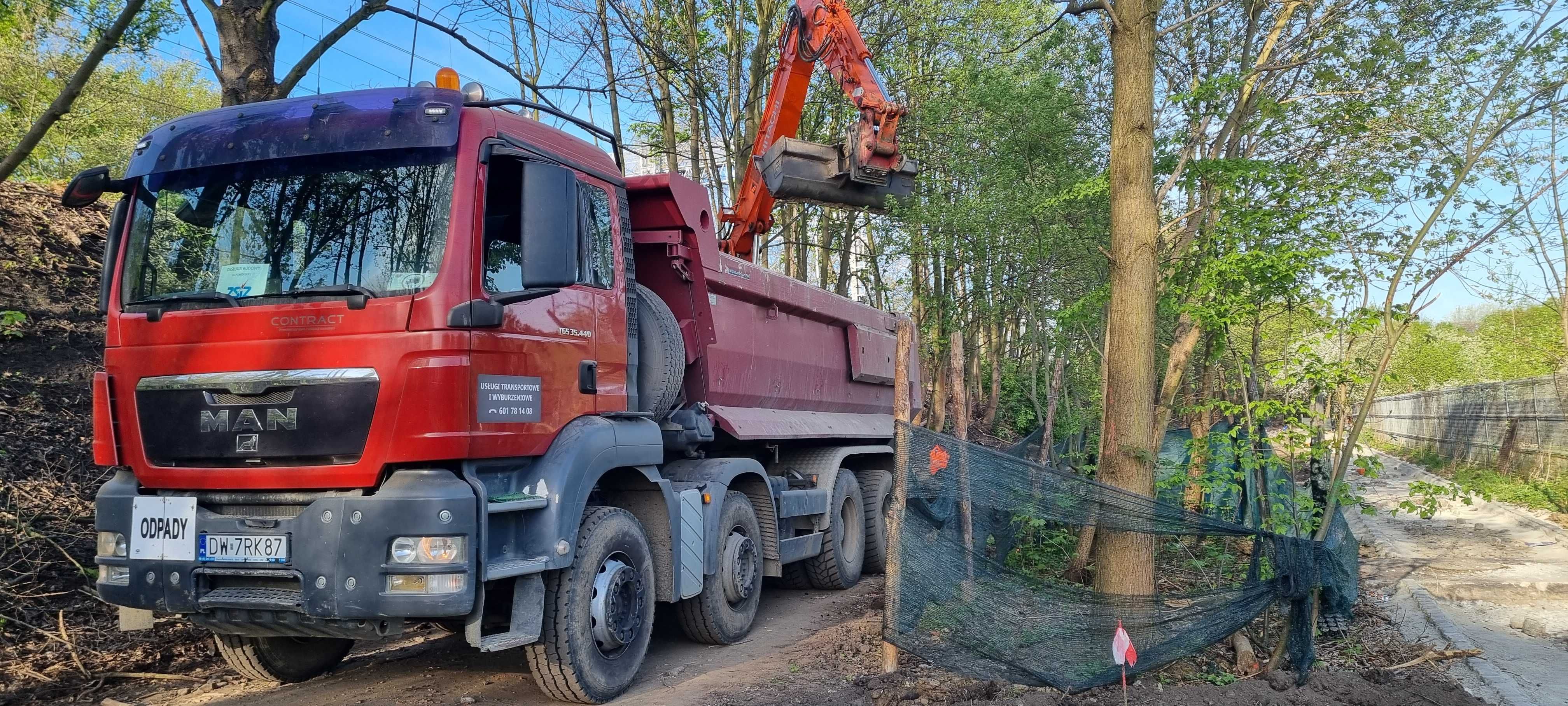 Transport Wywrotki 19 t. 8x4 Wrocław