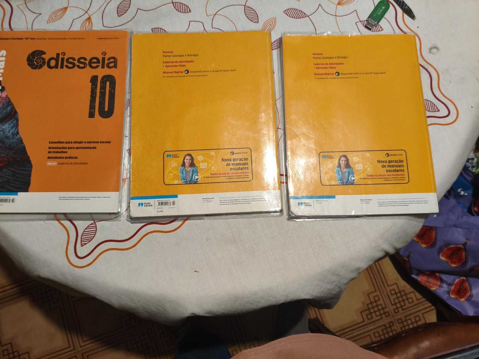 Odisseia 10º - Biologia + Geologia + Cad. At./Aprender mais