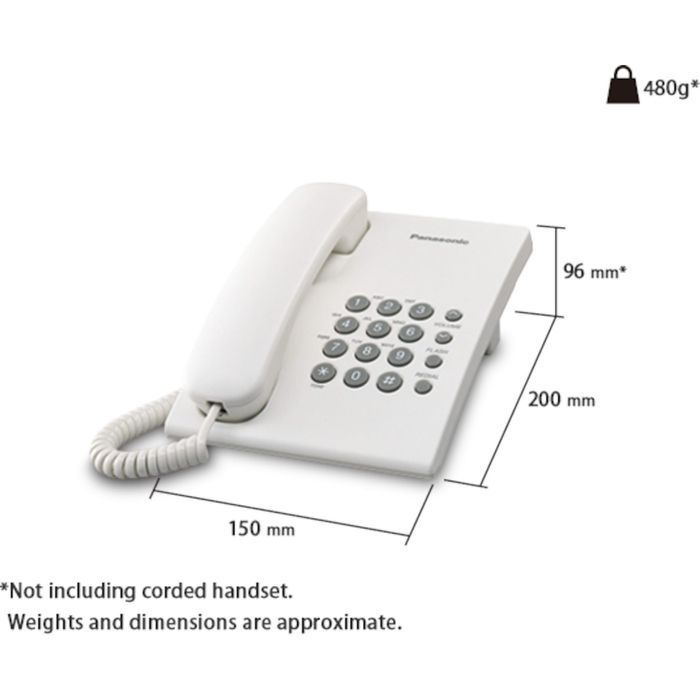 Panasonic KX-TS500PDW zintegrowany system telefoniczny