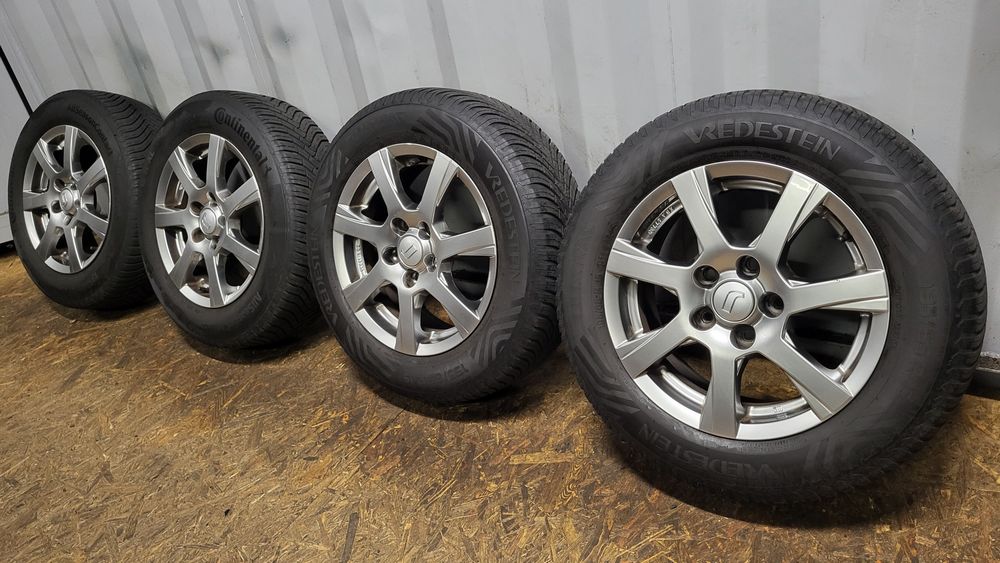 Alufelgi 15" 5x114,3 z oponami 195/65 R15 7mm Mazda Kia Hyundai