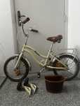 Bicicleta de menina vintage