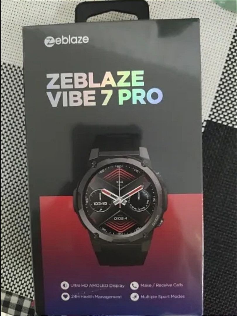 Смарт годинник тактичний Zeblaze Vibe 7 Pro чорний