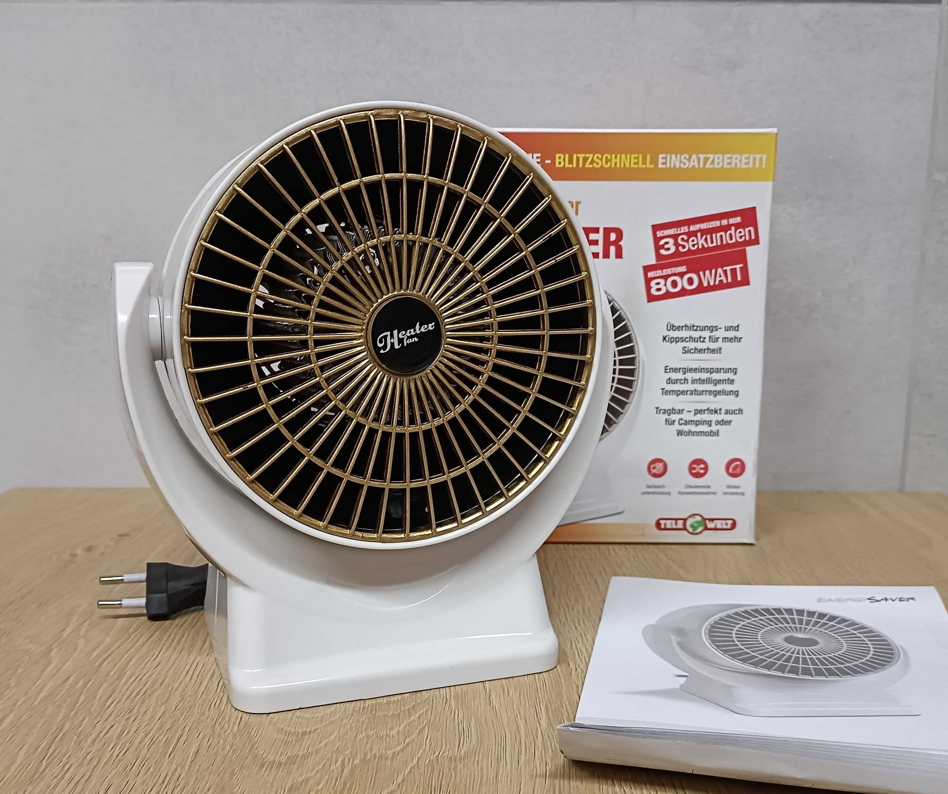 Termowentylator biały 800 W