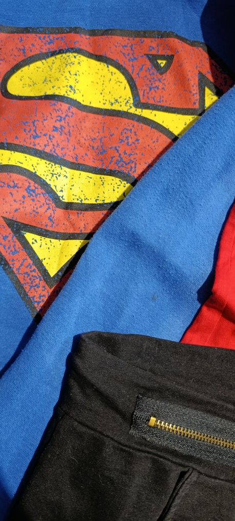 Zestaw ubrań damskich s/m koszulka bluza logo Superma spodnie paka ubr