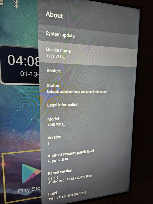 Ігрова TV приставка x96s 4/32Gb +sd 128Gb, та два геймпади Ipega 9076
