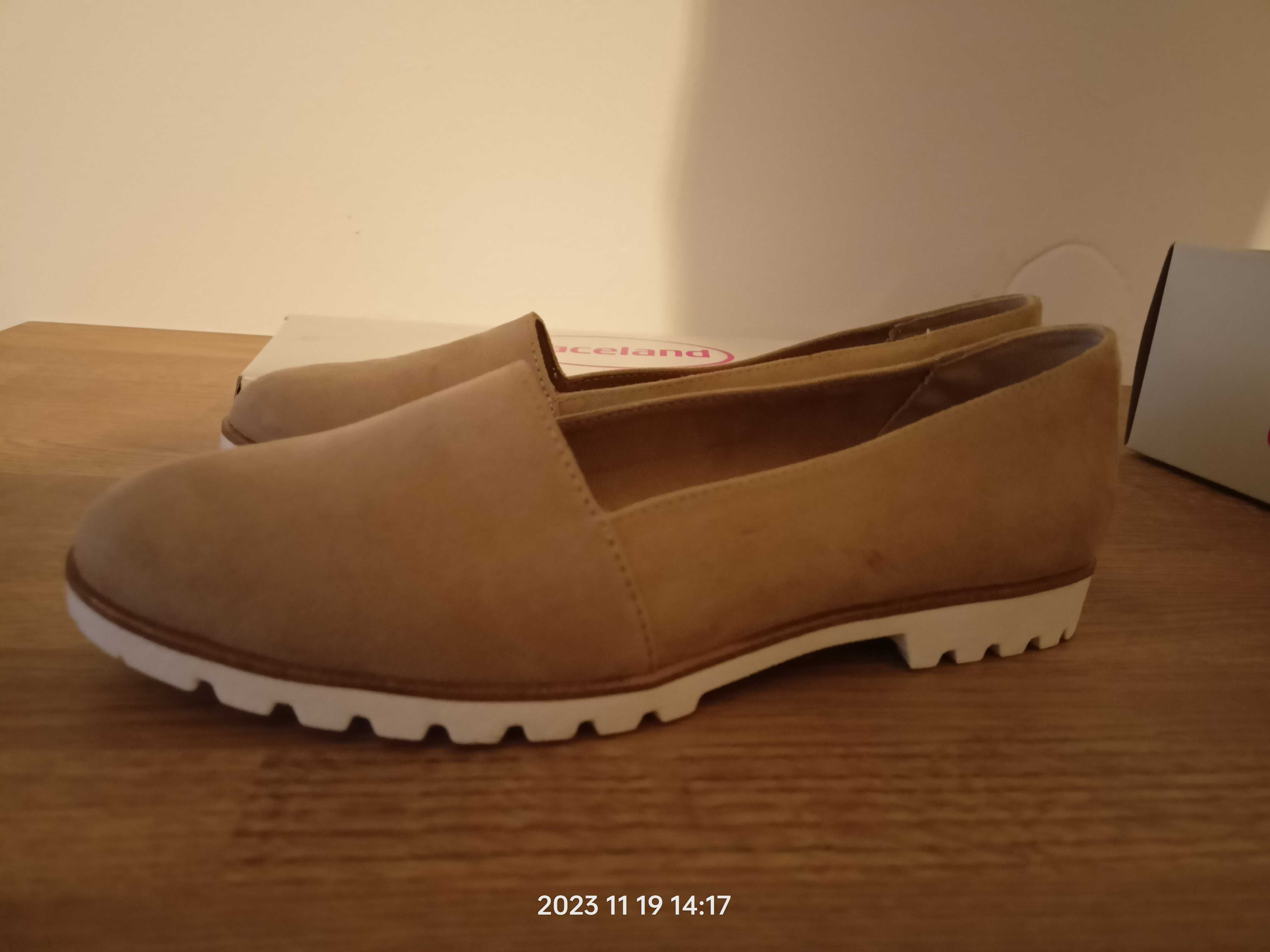 Buty Greceland rozm. 39 beżowe