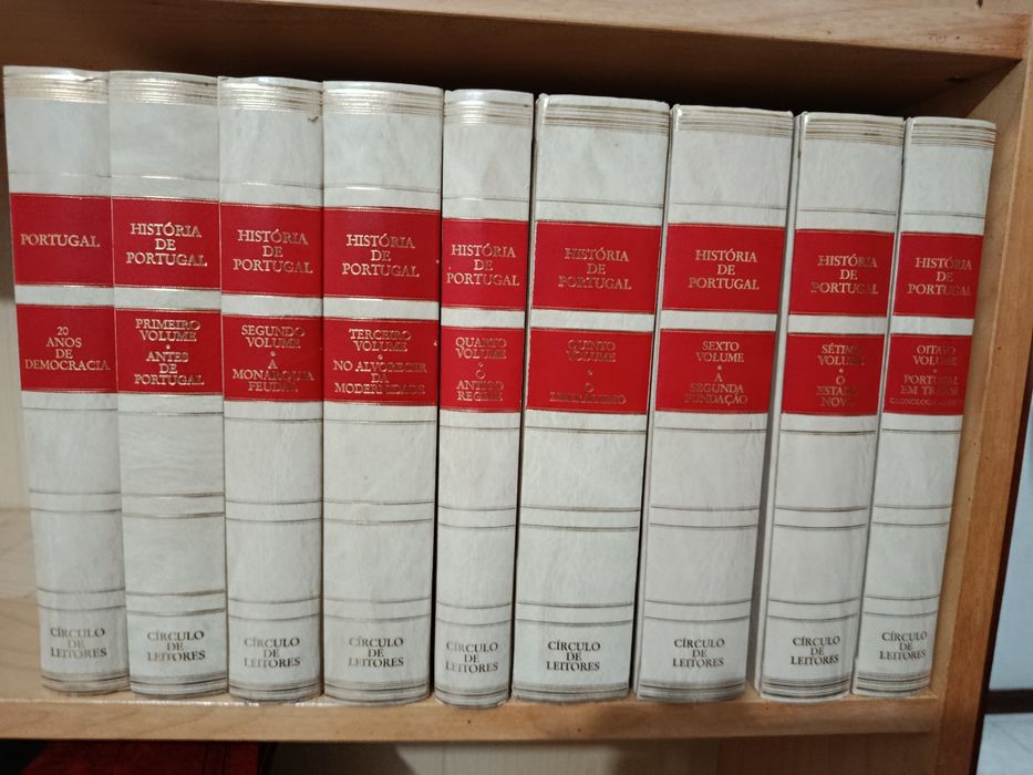 História de Portugal com 9 volumes