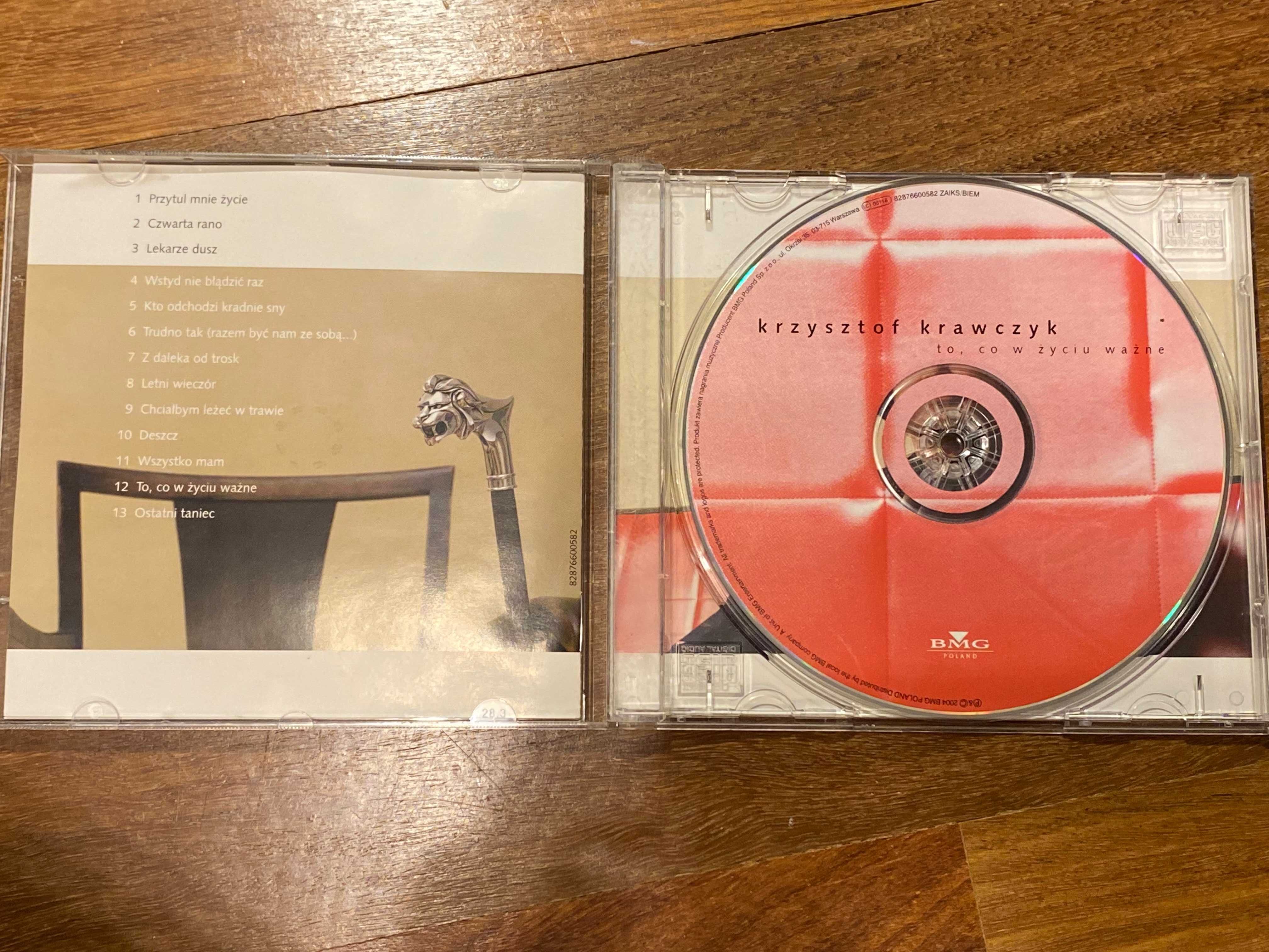 Krzysztof Krawczyk płyta CD To co w życiu ważne