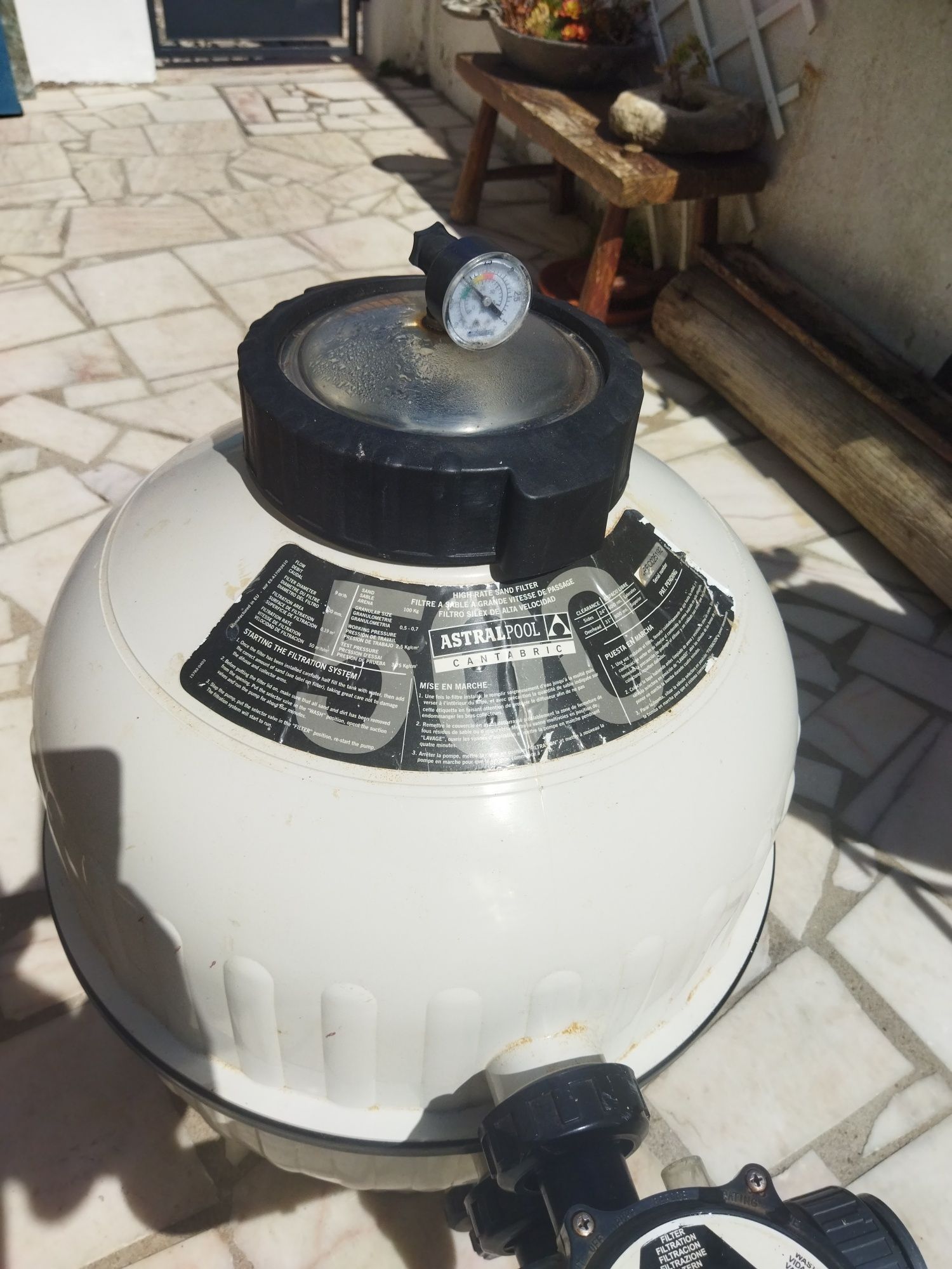 Filtro de Piscina ATRAL POOL CANTABRIC 500