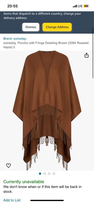 Пончо палантин кашеміровий