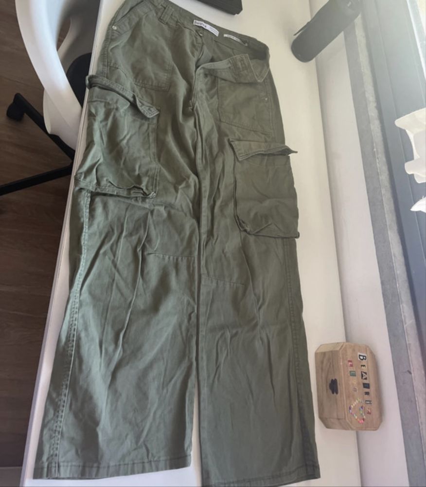 Conjunto de 3 calças cargo