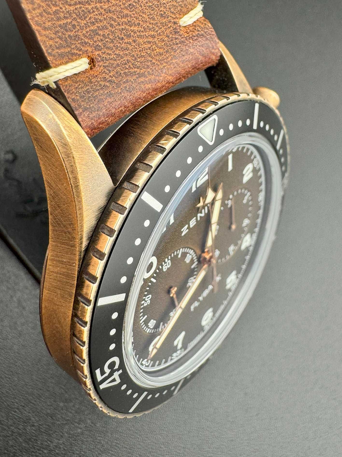Zenith Pilot Cronometro Tipo Cp-2 Flyback