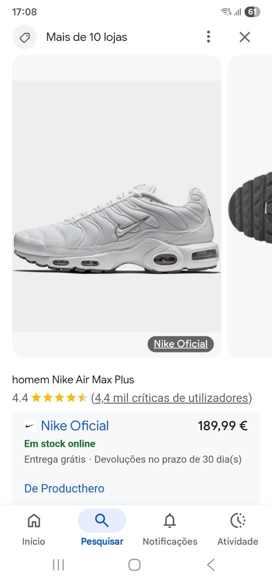 Tenis nike originais air Max plus 42.5