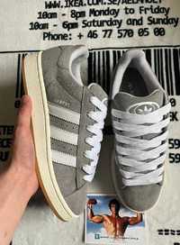 Adidas campus 00s grey gum 36