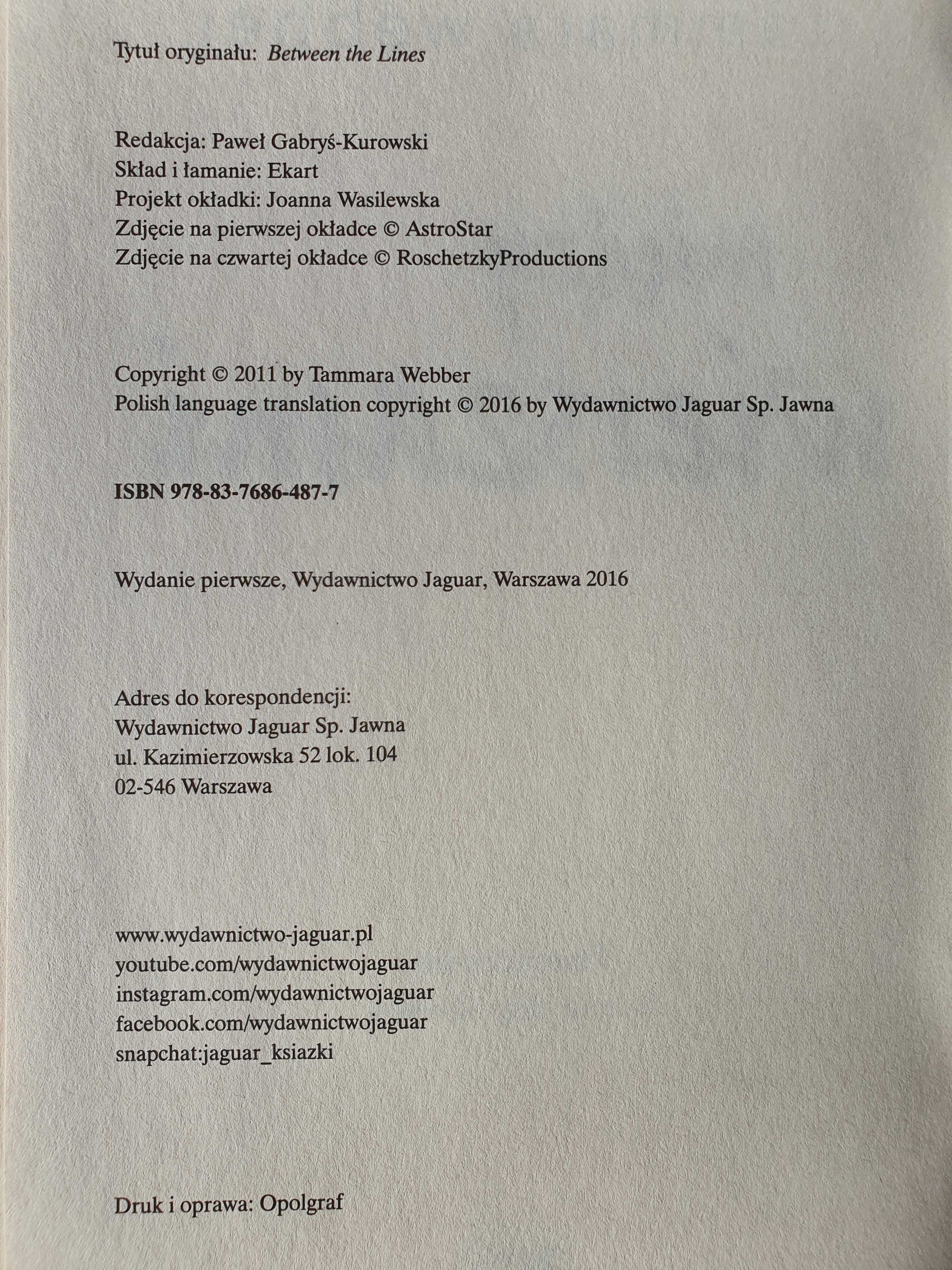 Między wierszami - Tammara Webber