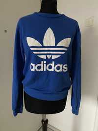 Bluza niebieska adidas logo