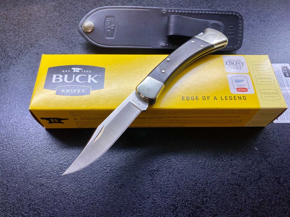 Buck 110 Silver 0110BRS10-B, S30V, шкіряний чохол. Оригінал, США
