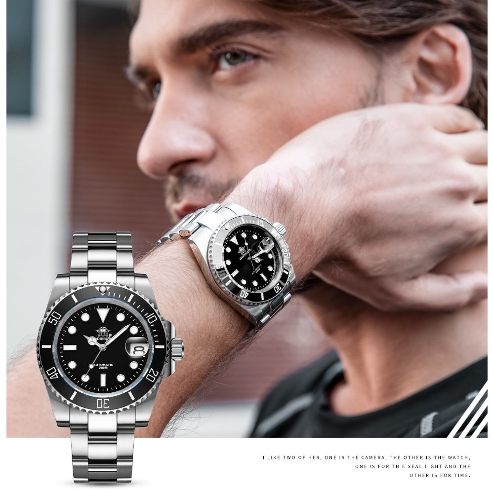 Addiesdive submariner 20 bar механіка з автопідзаводом на Seico nh35