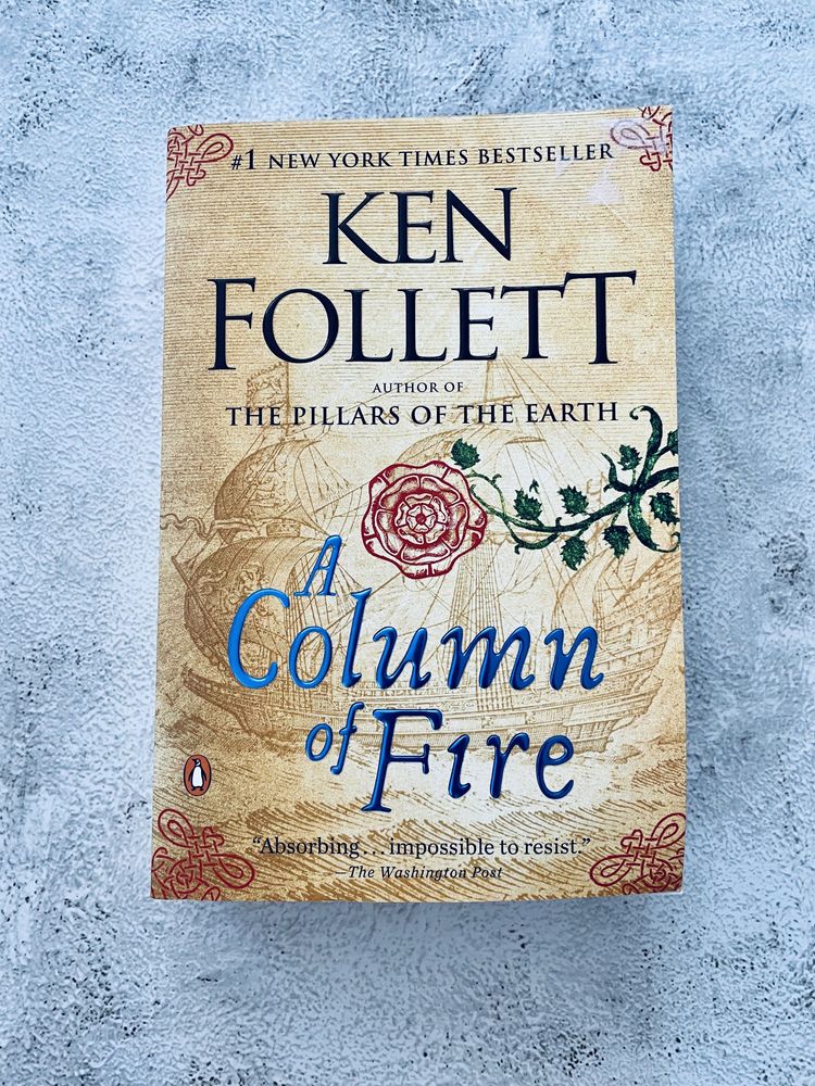 English book książka po angielsku A Column of Fire
