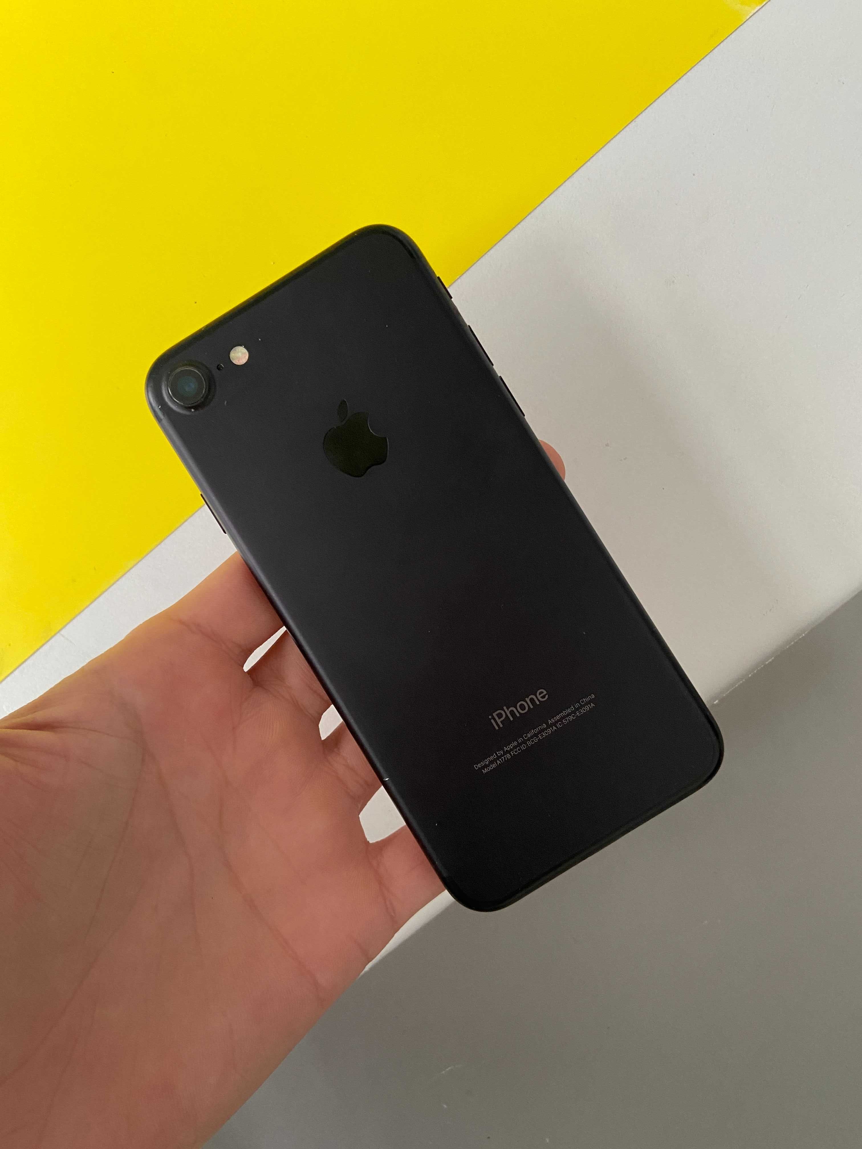 Iphone 7 32gb Black neverlock 100% батарея айфон