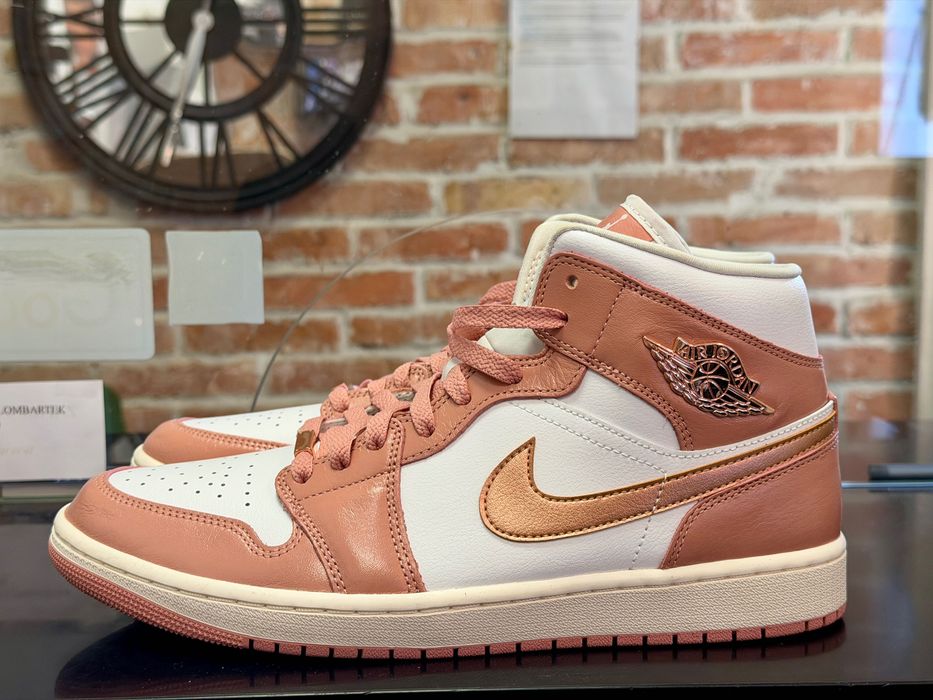 Buty Nike Air Jordan 1 MID SE WMNS "Red Stardust" FB9892- 670