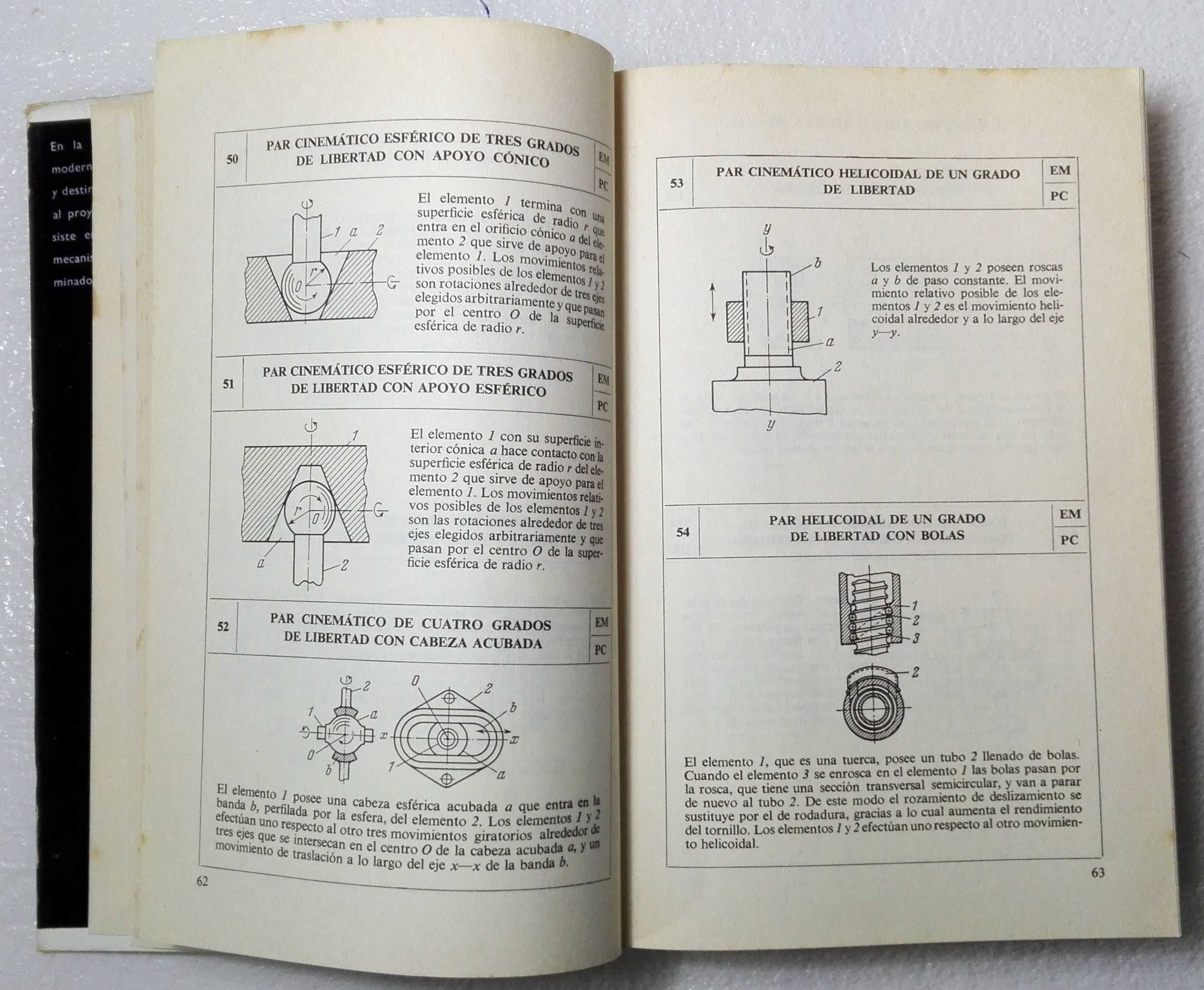 Livro Mecanismos en la Tecnica Moderna (volume 1)