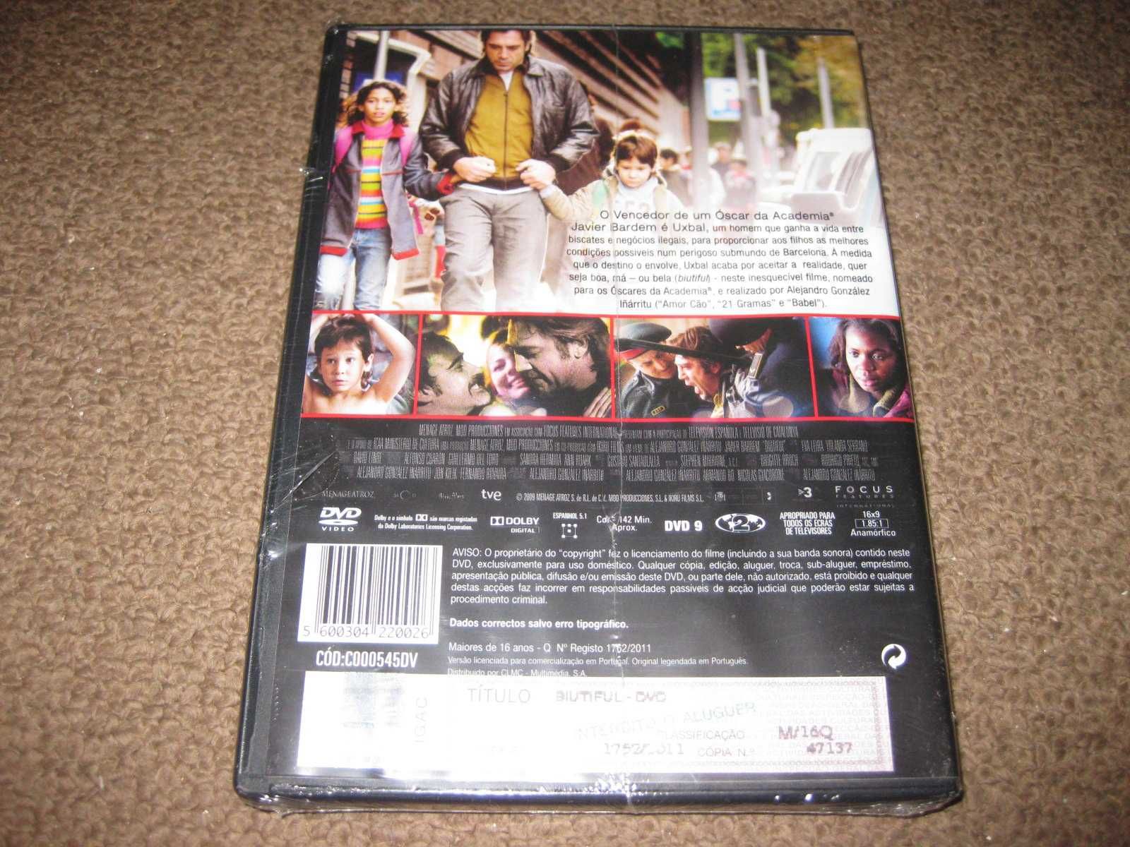 DVD "Biutiful" com Javier Bardem/Selado!